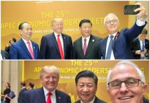 澳總理自拍釀尷尬 越南國家主席慘變路人