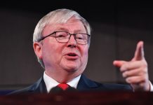 陸克文斥譚保看風使舵 澳中政策欠連貫性