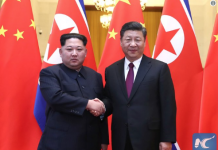 新華社證金正恩曾與習近平會面