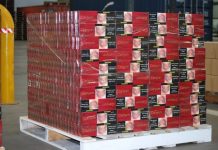 邊防處柏斯檢950萬支私煙